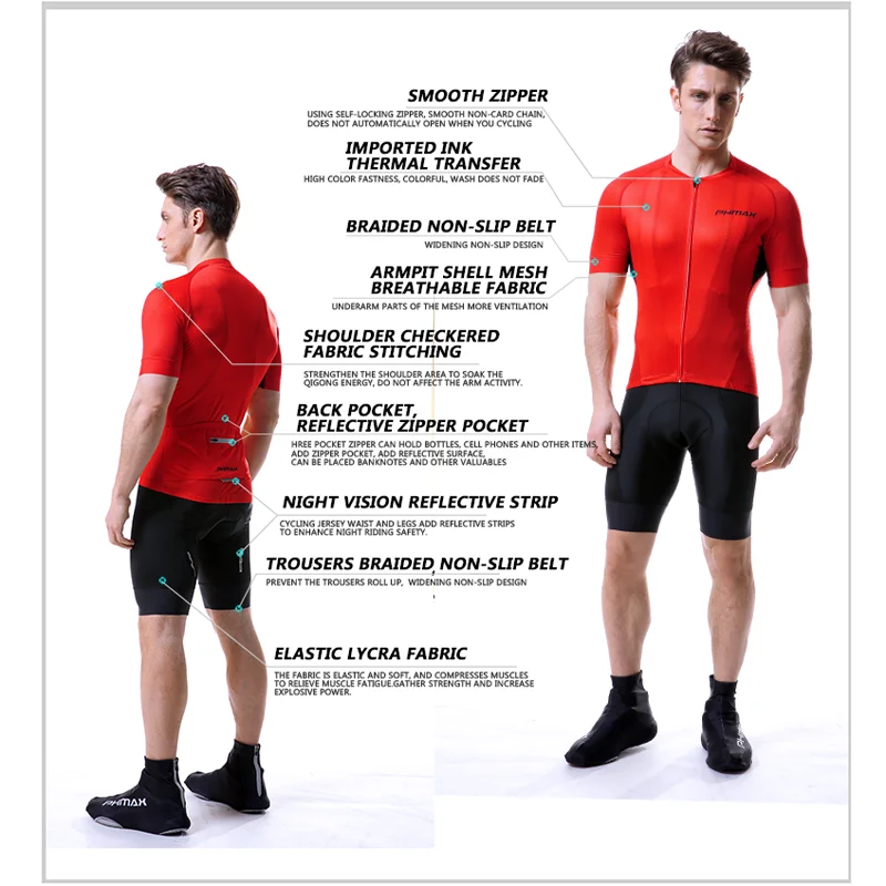 PHMAX Pro одежда для велоспорта Одежда горного велосипеда Maillot Ropa Ciclista велосипедная