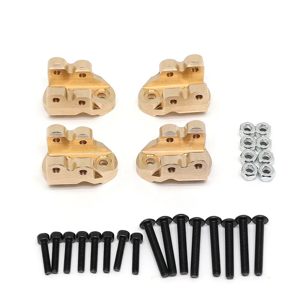 Easy To Control YK4102 4103 4082 Upgrade Modification Accessories Axle Rod Fixing Seat CNC Copper Pull Code Base