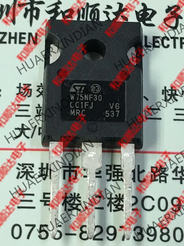 20 шт./лот W75NF30 STW75NF30-247 300V 60A