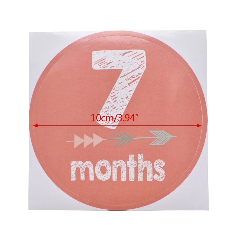 newborn studio New Baby Pregnant Women Monthly Photograph Stickers Month 1-12 Milestone Sticker cheap newborn photography near me