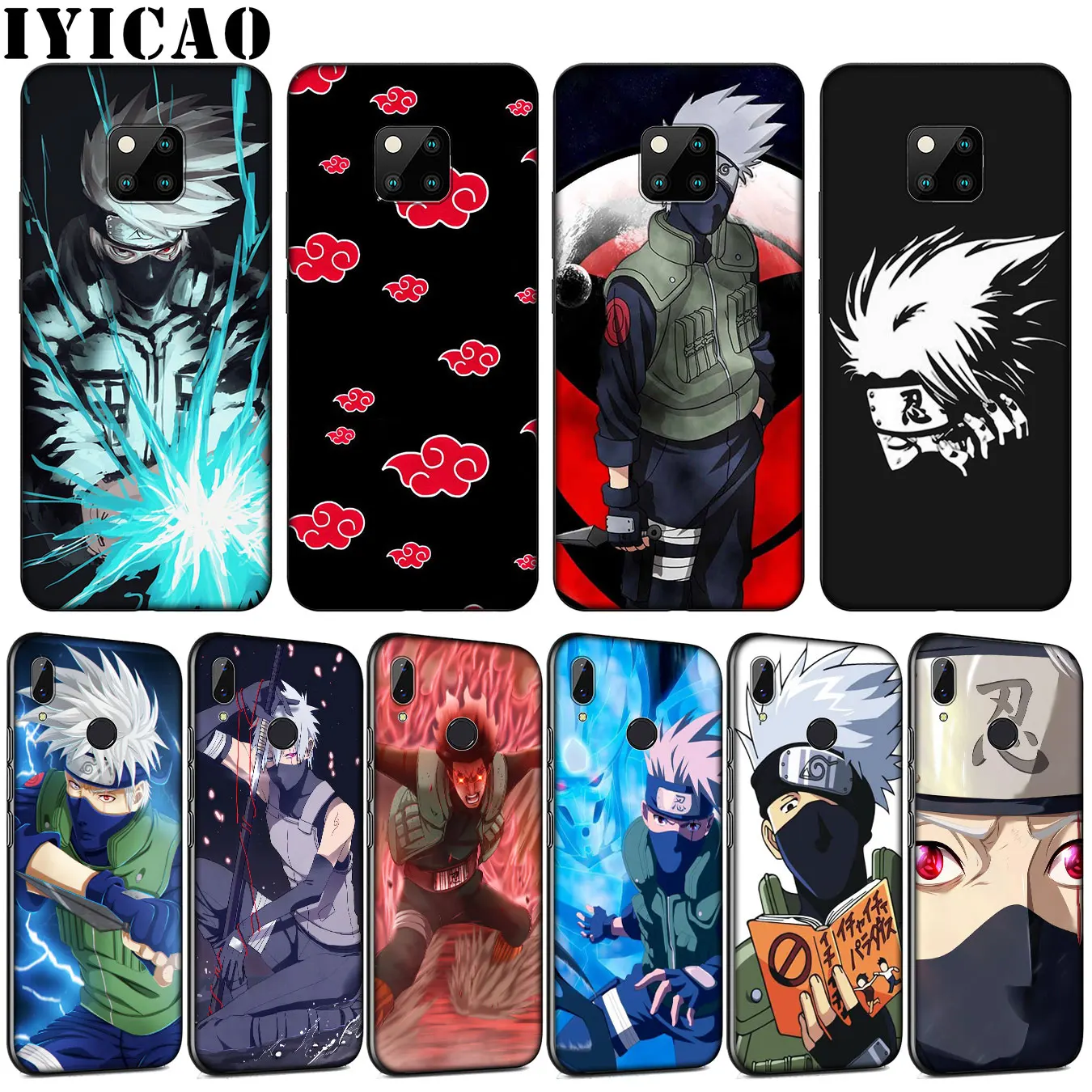Anime Naruto Kakashi Soft Silicone Phone Case for Huawei Mate 30 20 10 Pro Cover Nova 5i 4 3 3i 2i 2 Lite |