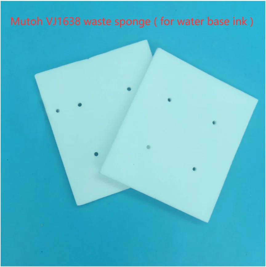 for water base ink 4 шт. струйный принтер укупорочная станция отходов губка чернила промывочный фильтр для Mutoh VJ1638 1938 2638 верхняя крышка принтера чернильный коврик serge mist - Цвет: for water base ink
