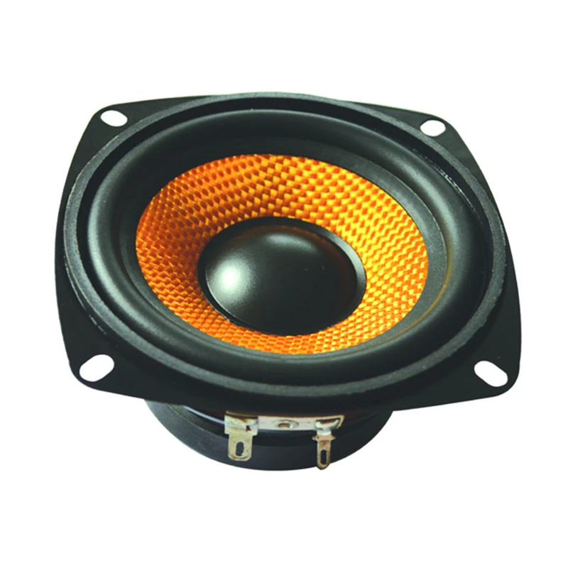SOTAMIA 1Pc 4 pouces Woofer son haut-parleur pilote 4 ohms 15 W bricolage professionnel multimédia Subwoofer haut-parleur haut-parleur carré