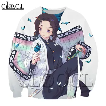 

3D Print Unisex Fashion Sweatshirt Casual Style Japan Anime Kochou Shinobu Men/Women Tracksuit Summer Autumn Jogging Suit Tops