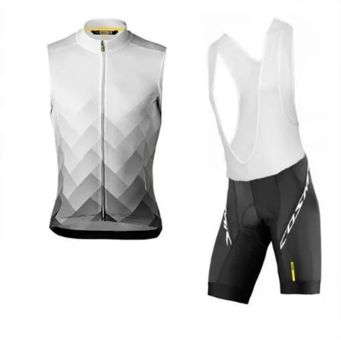 Mavic Cycling Jersey Set Sleeveless MTB Bicycle Clothing Maillot Ropa Ciclismo Hombre Racing Bicycle Clothes Quick Dry