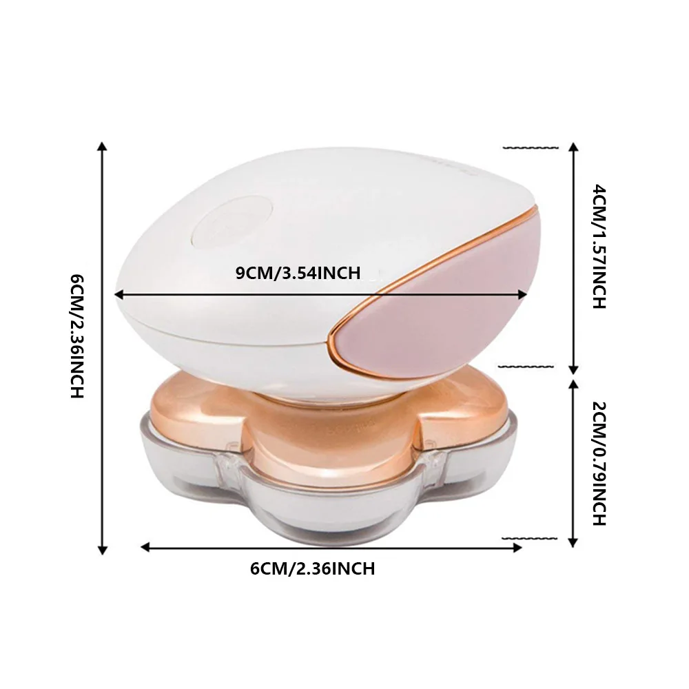 Электрический эпилятор с четырьмя головками для удаления волос, устройство для удаления волос на теле для женщин и мужчин, USB Перезаряжаемый эпилятор