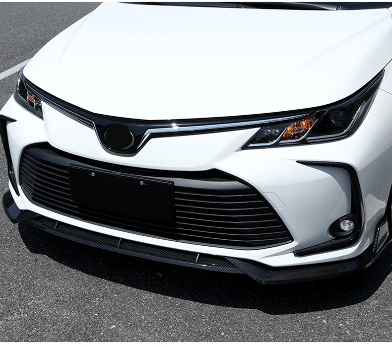 Для Toyota Corolla Hybrid Европейская версия передний бампер диффузор для губ защитная пластина спойлер комплект обшивки