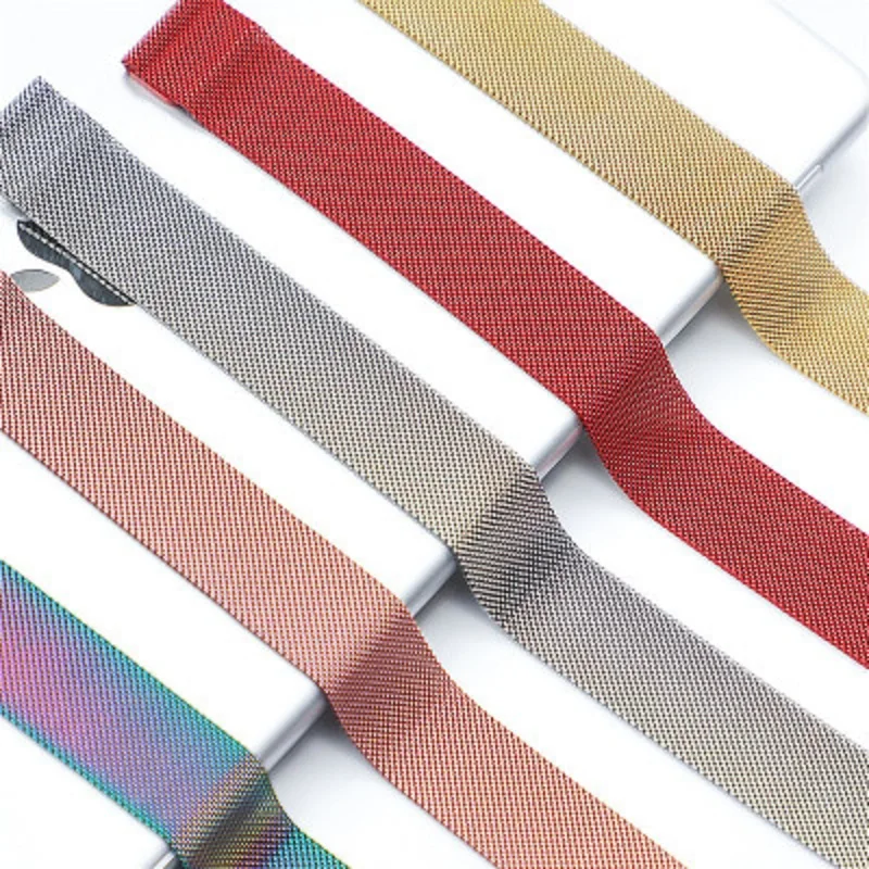 

Milanese Loop For Apple Watch band strap 42mm/38mm iwatch 5/4/3/2/1Stainless Steel Link Bracelet wrist watchband magnetic buckle