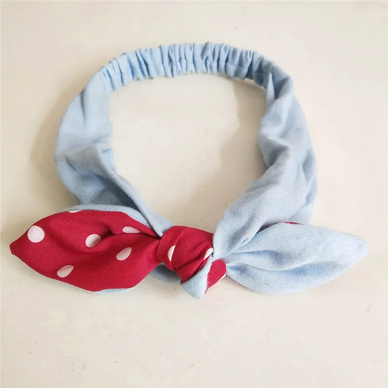 Light blue Женская повязка на голову с узлом, милая эластичная повязка на голову для йоги и макияжа, замшевая повязка на голову с крестиком, розовые аксессуары для волос V6 - Цвет: Light blue
