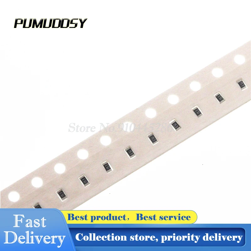 100 шт./лот 0603 SMD резистор 5% 750 Ом 750R 751 1/8W чип фиксированный сопротивления |
