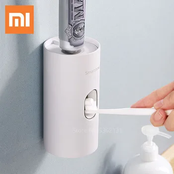 

Xiaomi Smartknow Automatic Toothpaste Dispenser Smart UVC Sterilize Toothbrush Cup APP Control Bathroom Toothpaste Squeezers Set