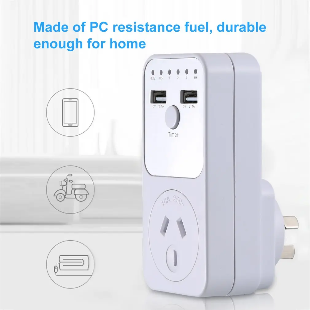 AU Plug таймер обратного отсчета переключатель умная контрольная вилка-в розетке автоматическое отключение розетки автоматическое выключение электронного устройства