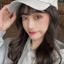 4 цвета регулируемые женские шапки накладные волнистые волосы с черной шляпа парик