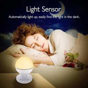 

LED Lamp USB Charging Night Light Touch Energy-Saving Lamp Household Bedroom Sleeping PC Synthetic Illumination Light