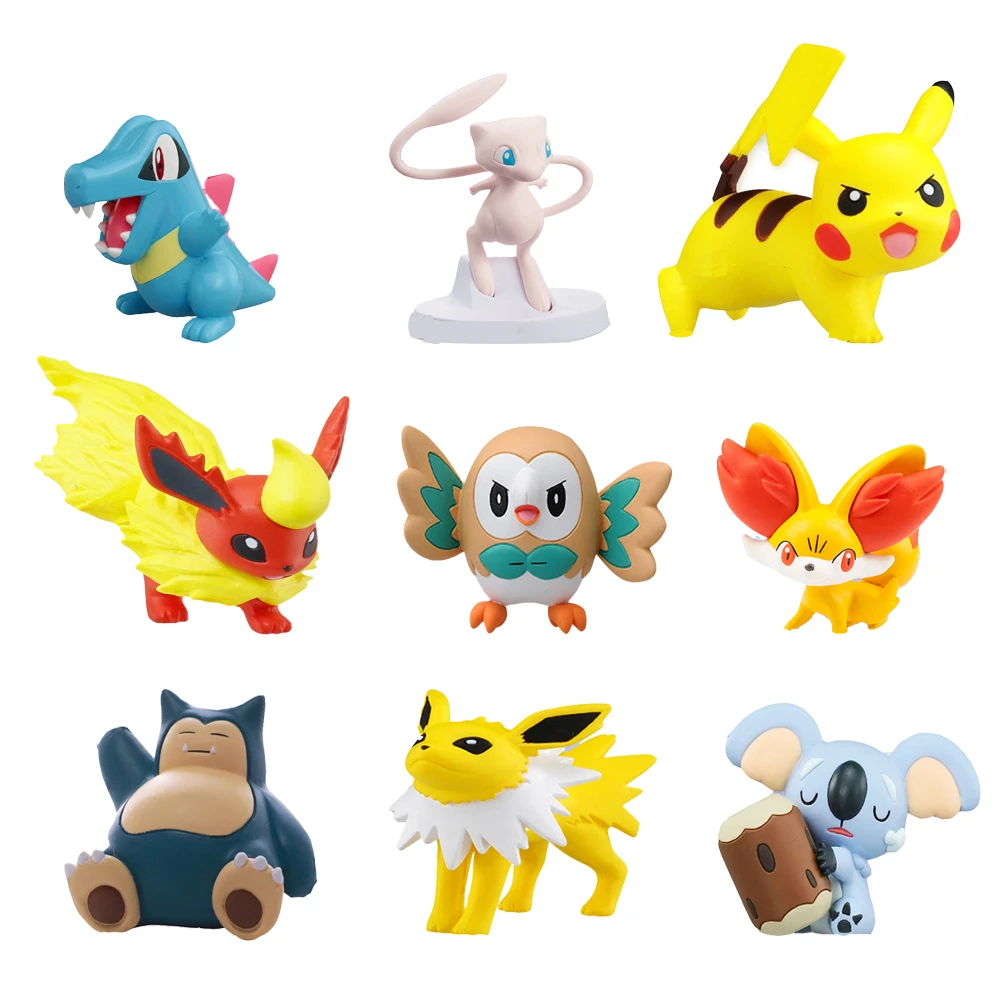 Pokemon Model Anime Pikachu Squirtle Bulbasaur Litten Turtwig Komala  Froakie Charmander Toys Kids Collect Halloween Gift 4Cm|Action Figures| -  AliExpress