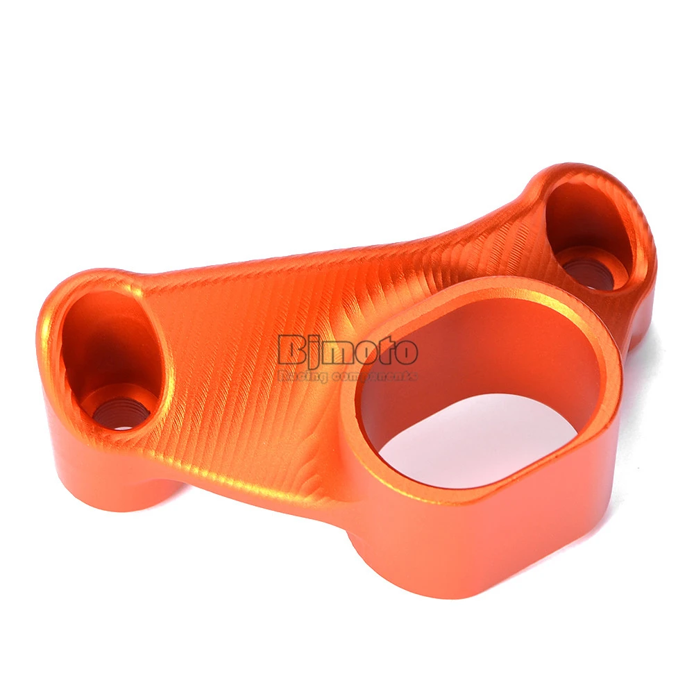 Orange Мотоцикл CNC выхлопной трубы Кронштейн фиксированное кольцо Поддержка кронштейн для KTM DUKE 790 DUKE790 DUKE-790- черный и оранжевый - Цвет: Orange