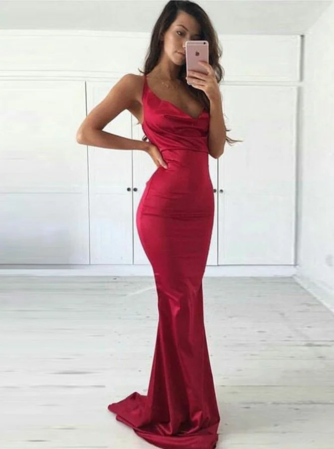 milly bridal red prom dress