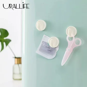 

Urallife Magnet Hook Magnets Refrigerator Magnetic Debris Storage Removable Hook Hanger For Home Office Kitchen Bathroom