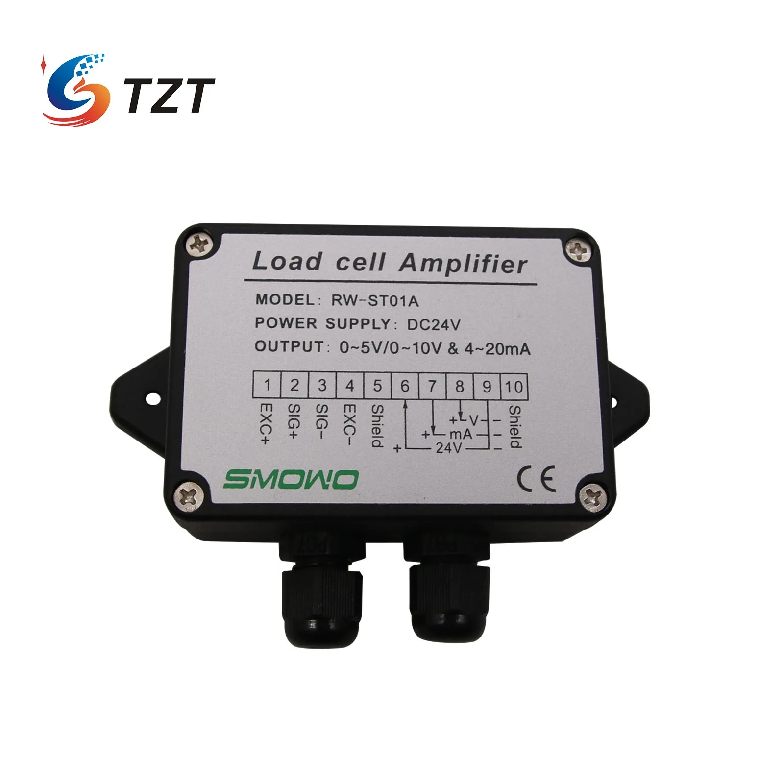 

TZT 0-5V/10V 4-20mA Load Cell Sensor Amplifier Transmitter Strain Gauge Transducer