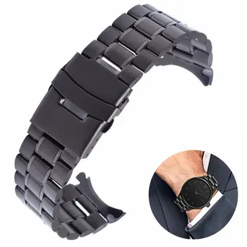 

Men Watch Band Strap Stainless Stell Deployment Clasp Speed Master Wrist Women Band 18mm 20mm 22mm 24mm