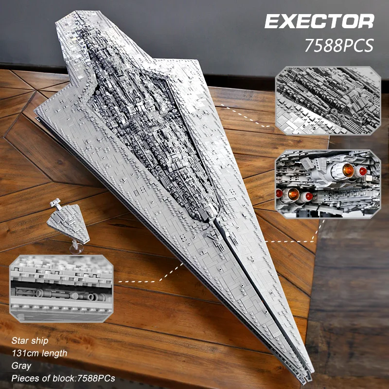 Форма король 13134 Звездные игрушки войны Execytor супер Звезда модель эсминца набор
