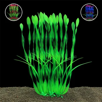 

Large 36CM Aquatic Fish Tank Landscape Aquarium Accessories Multiple Colour Artificial Plastic Water Grass Weed Plant Ornament