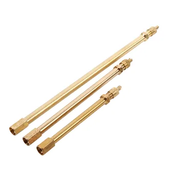 

TPMS Tire Valve Stem Brass Metal Tire Valve Extension Straight Bore For Truck Motorcycle Car 100mm/ 140mm/200mm