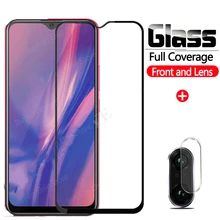 2 em 1 protetor de câmera filme de vidro para vivo y11 2019 protetor de tela de vidro para vivo y 11 2019 6.35 'lens lente protetora de vidro
