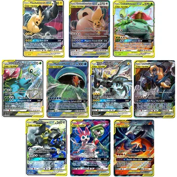 

TOMY POKEMON TAG TEAM GX Vmax for Shining Game Battle Carte Card Game For Children Toy