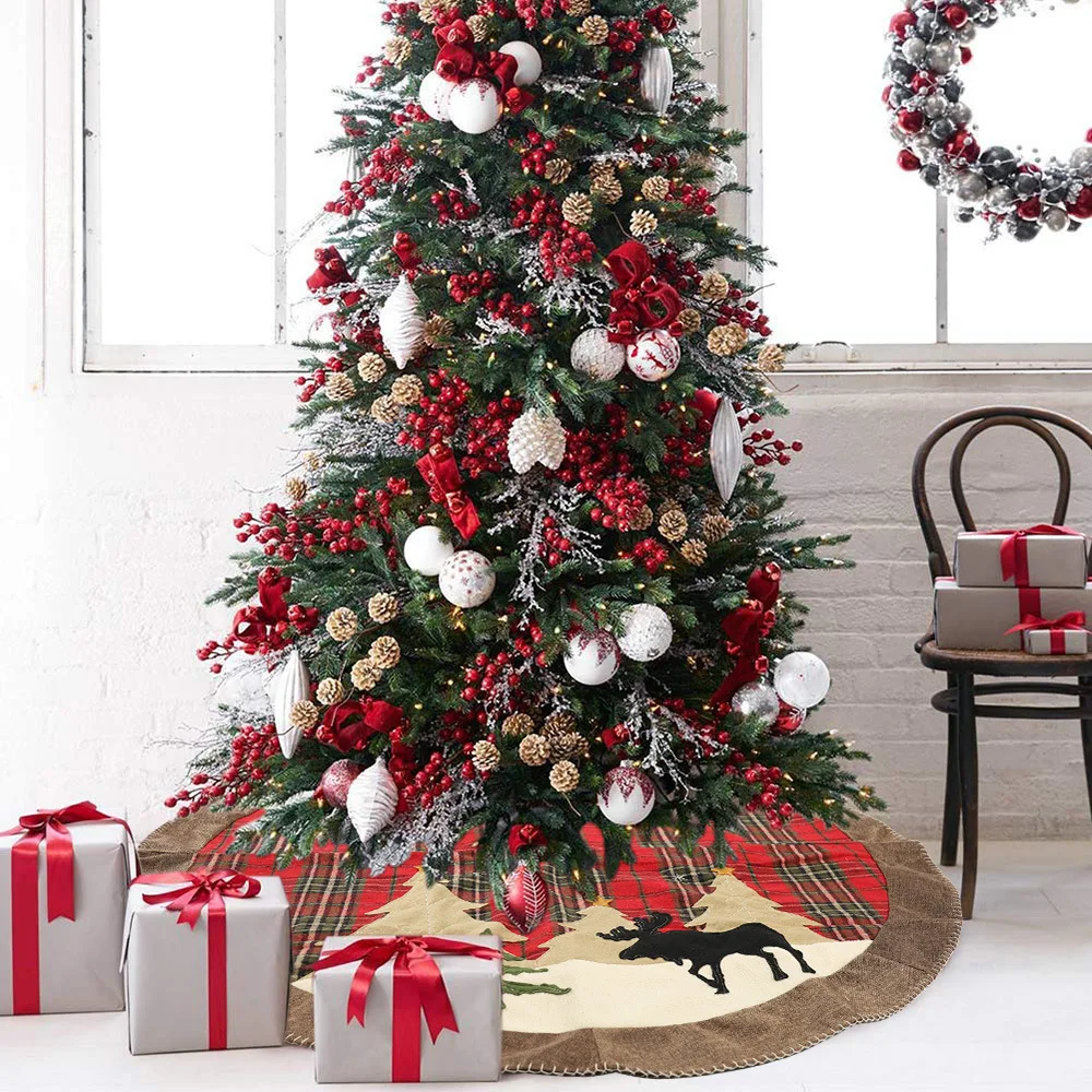 Adornos Arbol Navidad Рождественская елка юбка натальные Новогодние украшения годовое украшение