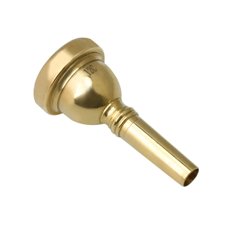 Супер sell-3.11X1.49 дюймов золотой мундштук для тромбона части 12C модель для альт Тромбон