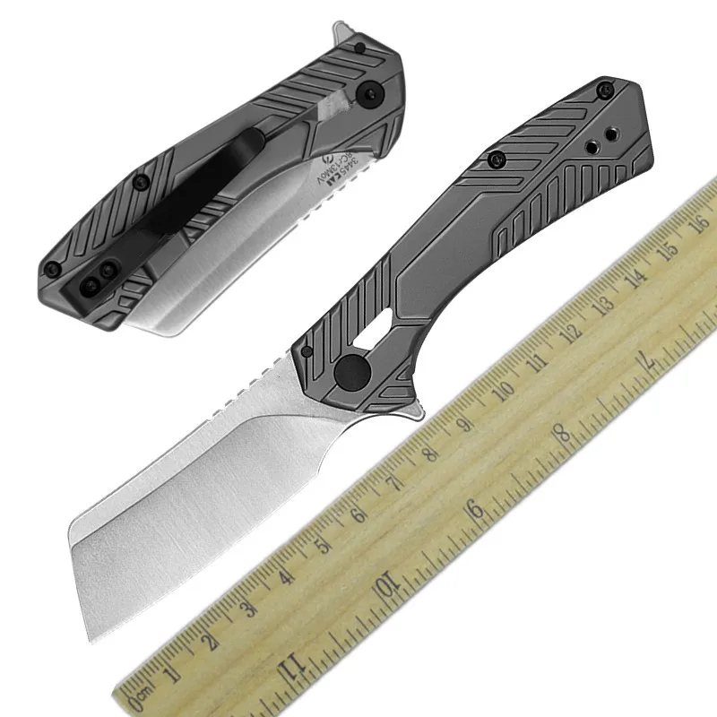 

Kershaw 3445 Folding Pocket Camping Knife 8cr13 Blade Full Steel Handle Hunting Survival tactical gear Fruit Knives EDC utility