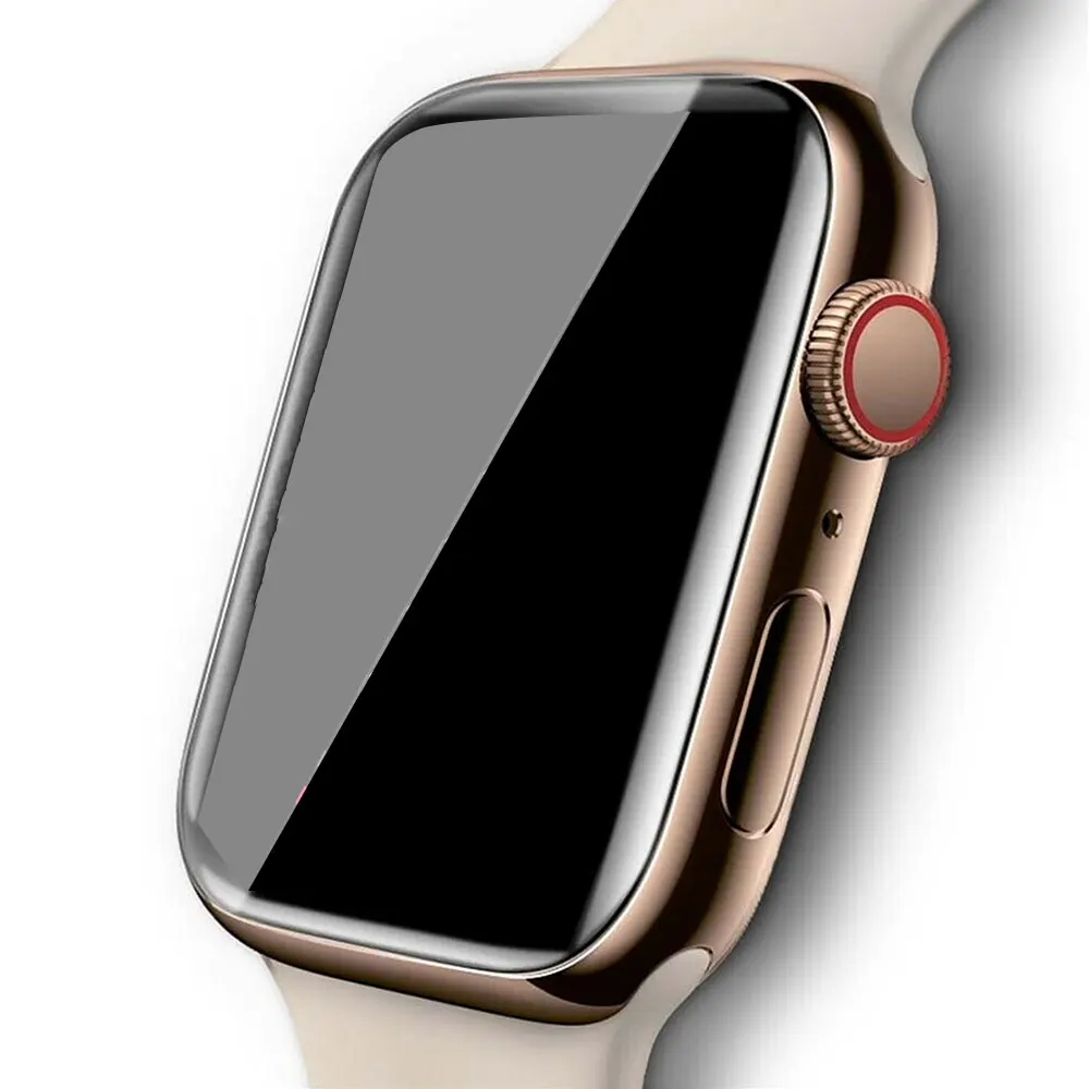 6D УФ жидкое закаленное стекло для Apple Watch 38 мм 42 мм 40 мм 44 мм Защитная пленка для экрана Полный Клей закаленное стекло пленка для iWatch 4 3 2