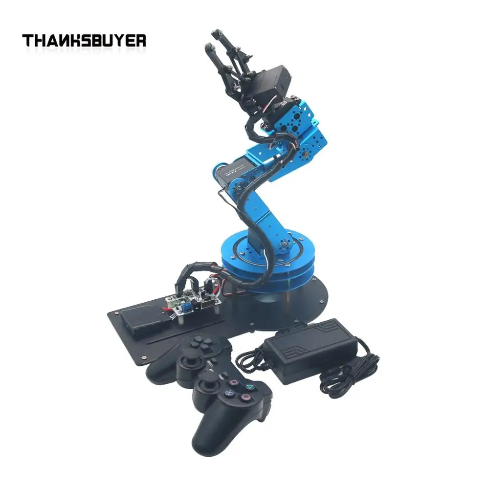 Günstige 2020 LeRot 6DOF Mechnical Roboter Arm mit Digital Servo und Controller