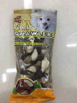 

Pet Snacks gnawlers Dog Wholesale Pet Bite Me Pigtail Dog Chews Snack Teething Rings Bite-Resistant 60g