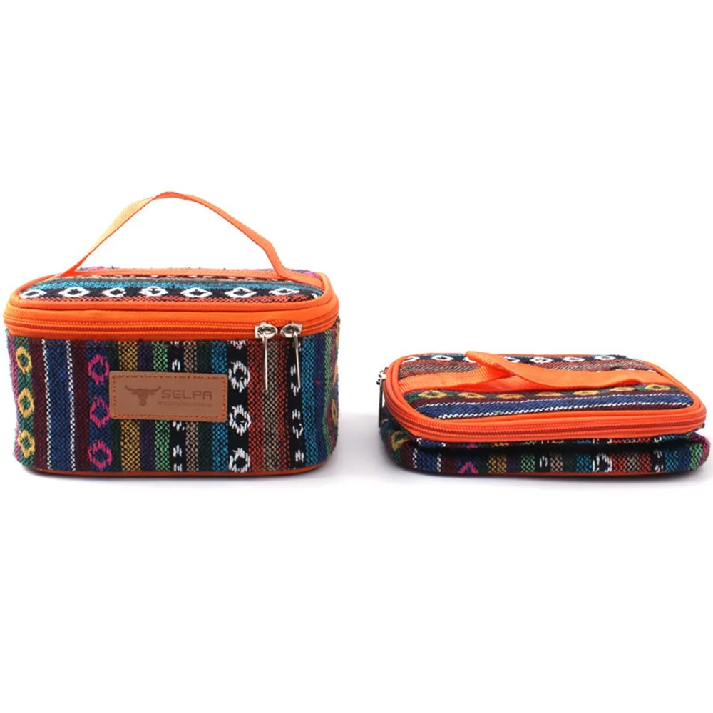 SPORTSHUB 17.5*12.5*10CM Ethnic Style Outdoor Thermal/Cooler Camping Picnic Bags Lunch Bags SES0038
