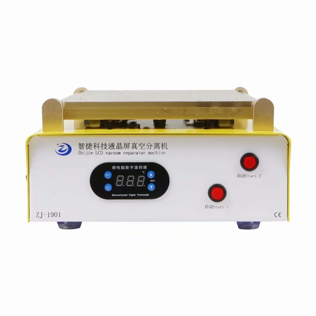 

ZJ-1901 2 in 1 Separating Machine Screen Separator Build-in Dual Vacuum Pump For iPad/Samsung Tablet LCD Separator Screen Repair