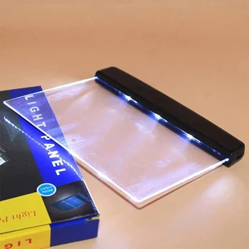 

Flat Plate LED Book Light Reading Night Light Portable Travel Dormitory Desk Lamp Eye Protect For Bedroom PAK55