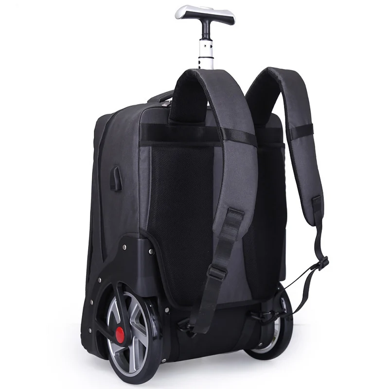 USB Luggage Trolley Backpack