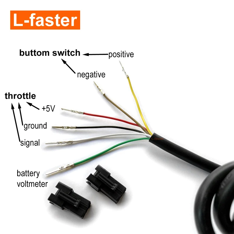 Vbestlife Manopole Acceleratore Per Bicicletta Elettrica - Set Universale Per Manubrio 22,5mm