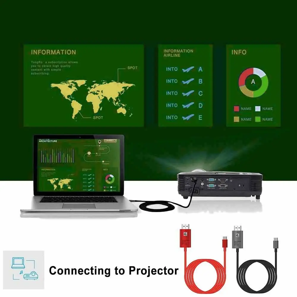 Кабель-адаптер type-C USB3.1 USB-C 4K 2K HDMI для Samsung Galaxy S8/S9 Plus