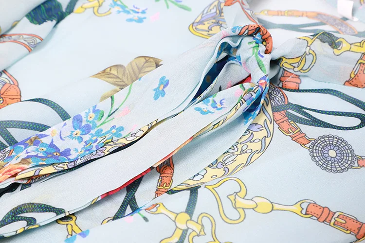 Высокое качество, новинка, летнее подиумное платье, женское платье с рукавом-бабочкой, винтажное Плиссированное Платье с принтом