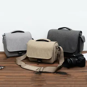 

Waterproof Digital SLR/DSLR Compact Camera Shoulder Bag Travel SLR Gadget Bag For Sony Nikon Canon