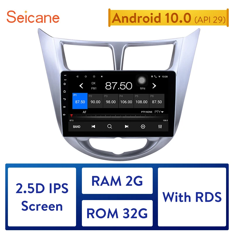 Seicane Android 10 0 9 дюймов Авторадио автомобильный GPS навигационный блок плеер для 2011 2012