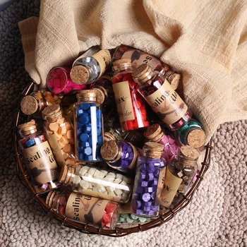 

Retro Stamping Sealing Wax Colorful Beads Wax Seal Stamps For Envelope Documents Wedding Birthday Party Invitation