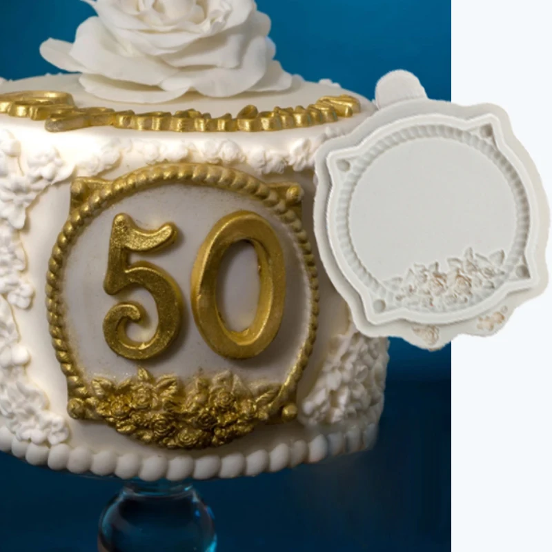 

Petite Rose Circle Molds Fondant Cake Decorating Tools Silicone Molds Sugarcrafts Chocolate Baking Tools for Cakes Gumpaste Fimo