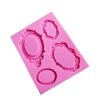 

2Pcs DIY Photo Frame Pendant Molds Slilcone UV Resin Molds Jewelry Making Tools