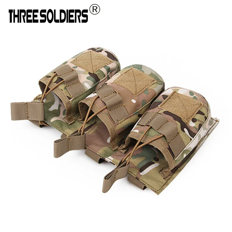 Открытый Многофункциональный тактический molle тройной набор аксессуаров нейлон износостойкий инструментарий Sundry сумка может повесить жилет талии