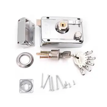 

Exterior Door Lock Kit Security Anti-theft Locks With Multiple Insurance