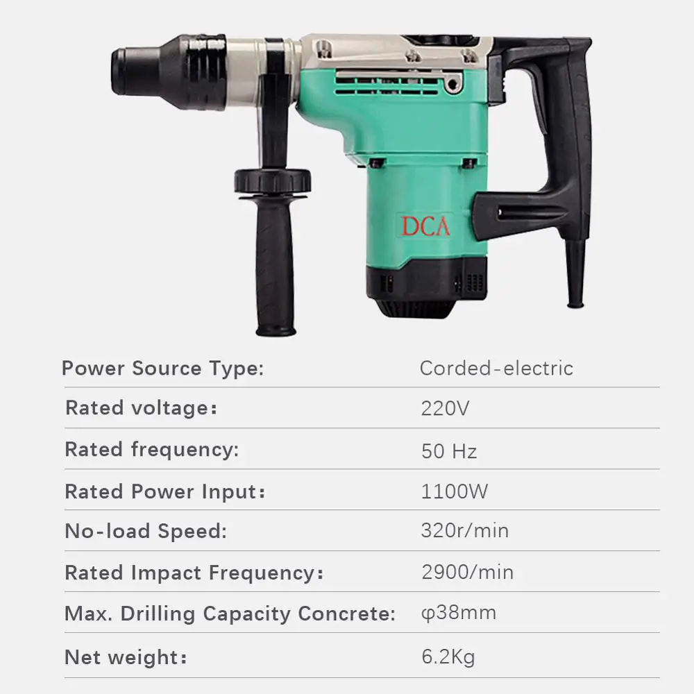 DCA Rotary Hammer Drill Demolition 